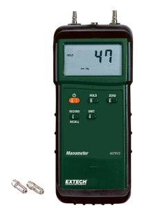 Extech 407910 Heavy Duty Differential Pressure Manometer (29psi)