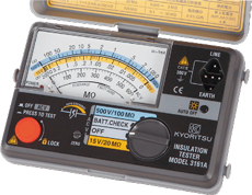 Kyoritsu 3161A Analogue Insulation Testers