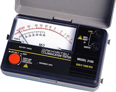 Kyoritsu 3165 Analogue Insulation Testers