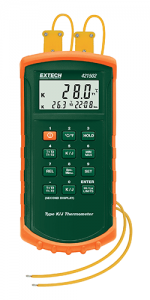 Extech 421509 7 Thermocouple Dual Input Datalogger with Alarm