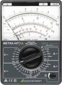 Gossen Metrawatt METRAHIT 1A Analog Multimeter, Basic Model for Hobby & Work