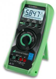 Gossen Metrawatt METRAHIT 2+ TRMS Digital Multimeter with Analog Bar Graph and Temperature Measuring Instrument